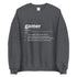 Gamer Definition Sweatshirt